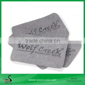 Sinicline Various Artwork Logo pu Labels for Jeans China Leather Patch thumbnail-1