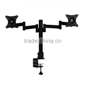 Office Double Arms Desk Monitor Mount for 13"-24" thumbnail-1