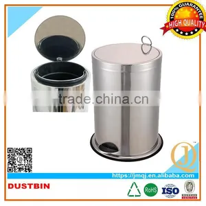 12L Medical Waste Bin Stainless Steel Dustbin Foot Pedal Waste Bin thumbnail-1