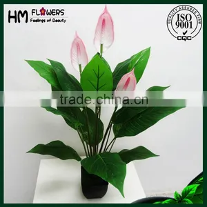 Artificial Peace Lily Flower Artificial Flower Pot thumbnail-2