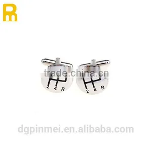 2014 Antique Fashion Guitar Pick Cufflinks With Exquisite and Mode Design thumbnail-1