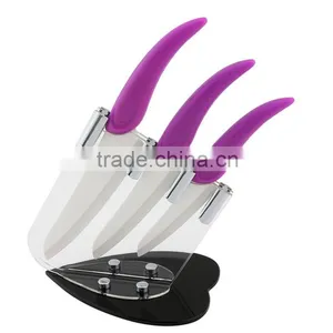 Hotchi Top Quality 3pcs Knife Knifes With Acrylic Holder thumbnail-1
