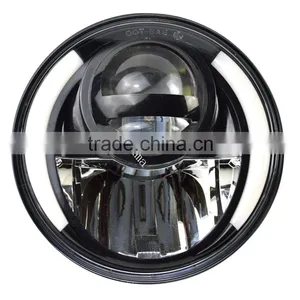 Wholesale 7 Inch Newest With Turning Signal Light Off Road Car LED Headlight Headlamp for Jee-p Truck Vechile Harley Motorcycle thumbnail-2