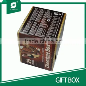 PRINTED CARDBOARD GIFT BOX PACKING CHOCOLATED thumbnail-3