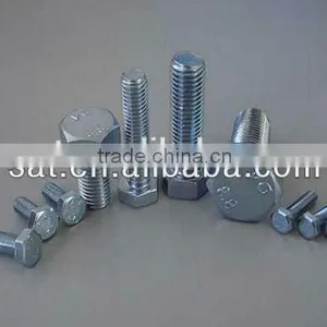 High Quality DIN 933 Standard Size Stud Bolt And Nut Galvanized by Hot Shower Plated and Powder Plated thumbnail-3