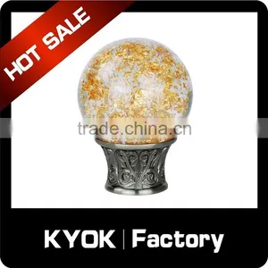 KYOK New Designs Double Curtain Rod Wholesale ,curtain Rods Finails ,crystal Glass Finials for Curtain Rods thumbnail-1