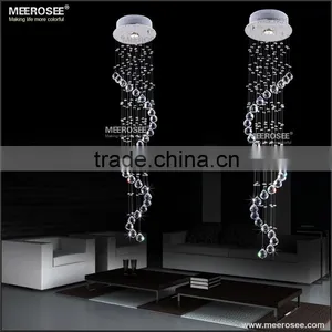 Crystal Halogen Chandelier Moroccan Ceiling Lamp Polished Chrome Bedroom Furniture MD2365 L1 thumbnail-1
