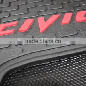 Factory Wholesale Non Skid Easy Clean PVC Auto Car Floor Mats For HONDA CIVIC thumbnail-3