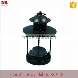 Metal Iron Glass Wall Lantern thumbnail-1