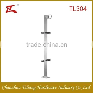 Newly Single Outdoor Aluminum Glass Balustrade/Stainless Steel Railing Systems thumbnail-1