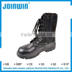 Anti-Puncture Slip Split Embossed Leather Toe Cap Safety Shoes thumbnail-1