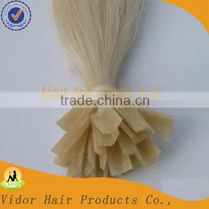 22'' 613# V Tip Hair,1g/strand,Free Shipping Aaa Grade Virgin Indian Straight Remy Hair Extentions thumbnail-1