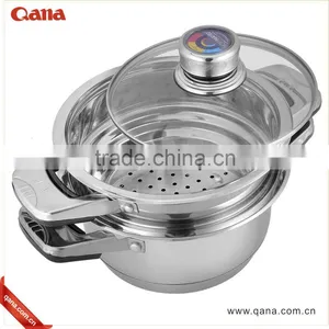 Germany Style 19pcs Kitchen Tools Stainless Steel Cookware Set With Suction Knob thumbnail-3