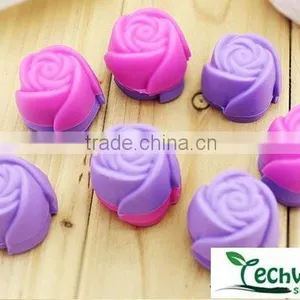 Colorful Rose Silicone Cupcake Baking Cups thumbnail-1