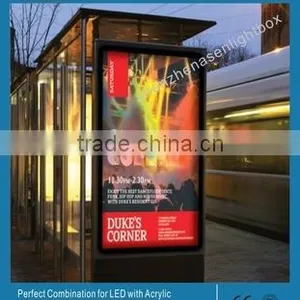 Outdoor Taxi LED Advertising Light Box 3000x1000mm thumbnail-1