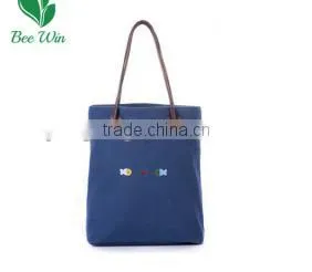 Love Fish Pattern Canvas Lady Tote Bag for Wholesale or Retail thumbnail-2