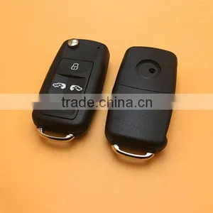 Good Products 4 Button vw Remote Key Blank vw Flip Key Shell Custom Car Flip Key Shell thumbnail-1