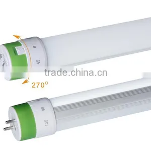 TUV SAA CE Approved 3 Years Warranty High Lumen SMD 2835 10w 20w 25w 30w Optional 120-130LM/W 10w T8 Led Tube With Rotatable Cap thumbnail-2
