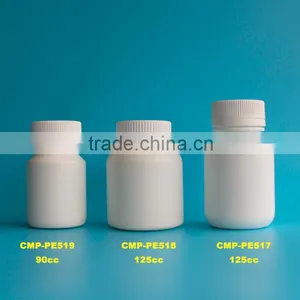 3oz Round Plastic HDPE Medicine Capsule Bottle With Tamper Evident Cap thumbnail-5