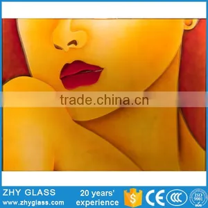 Home Decoration Wall Art Glass Painting Designs Of Love thumbnail-1