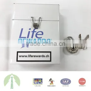 2016 Newest Tin for Cigarette, White Case, Cigarette Case, Evergreen Tin Box Factory thumbnail-1