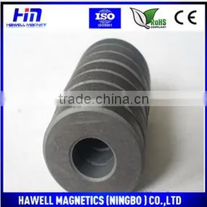 High Quality Strong Ferrite Arc Block Bar Ring Magnets thumbnail-1