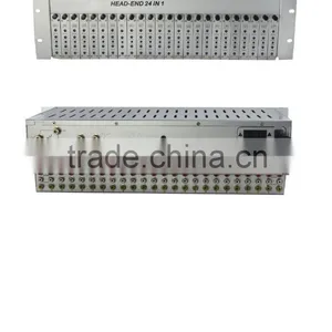24 Fixed Channels Modulators 24x1 Modulator CATV IPTV Headend System thumbnail-2