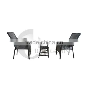 New Style 3pcs Wicker Outdoor High Quality Furniture Set thumbnail-1
