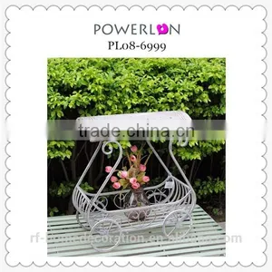 Metal Flower Stand Designs With Wheel thumbnail-5