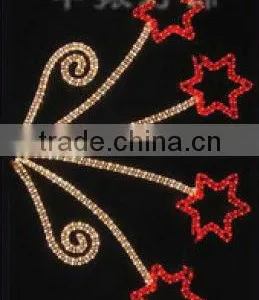 Snowflake Motif Pole Street Light thumbnail-1
