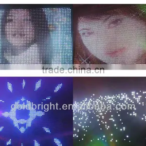 New Flexible Soft Dmx Rgb Led Star Cloth Curtain thumbnail-1