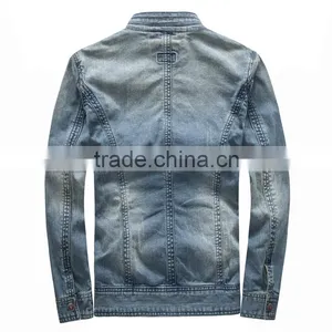 Yingzhong Garment Oem Design Men Jeans Coat Oversized Kimono Jackets thumbnail-4