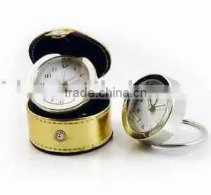 Leather Travel Clock thumbnail-1