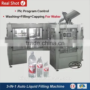 3-IN-1 Pure Water And Mineral Water And Carbonated Drink Filling Machine thumbnail-1