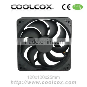 CoolCox 120x120x25mm PC Case Cooling Fan,12025 Axial Fan,Chassis Exhaust Fan,12025 Axial Flow Fan thumbnail-1