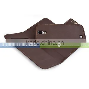 New Arrival Folio pu Leather Case for Samsung Galaxy s4 I9500 With Detachable Magnetic Back Cover thumbnail-1