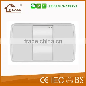 PC Material White Color 3 Gang 1 Way Electric Wall Power Switch thumbnail-2