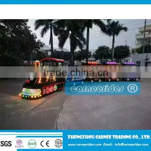 Trackless Train Rides for Sightseeing// Electric Trackless Train Ride for Sale thumbnail-1
