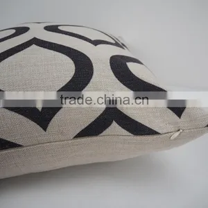 Linen/Cotton Square Decorative Sofa Bed Car Back Pillow Case Geometry Printed Pillows Cushion/cover thumbnail-5