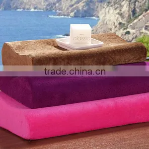 Contour Memory Foam Pillow With Velvet Sleeve/ Velvet Sleeve Pillow thumbnail-1