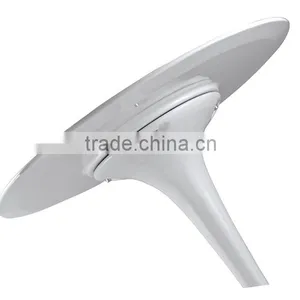 White Eero Saarinen Fiberglass Saarinen Tulip Table Replica thumbnail-3