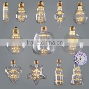 Antique Vintage Retro Bulb LED Fireworks Filament Light A19 thumbnail-6