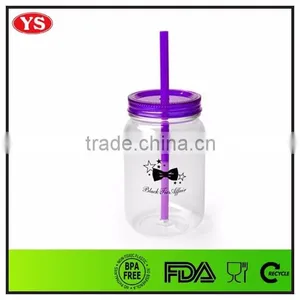 Bpa Free Single Wall Plastic Mason Jars Wholesales 720 ml thumbnail-1