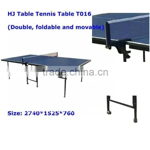 Factory Price 16mm MDF Indoor Table Tennis Table Folding up Table Tennis Table With Wheels thumbnail-2