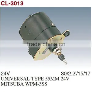 Windshield Wiper Motor/Windscreen Wiper Motor/Auto Wiper Motor For UNIVERSAL TYPE 55MM 24V MITSUBA WPM-3SS thumbnail-1