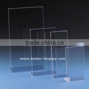 Wholesale Plastic Acrylic Sign Holder 5X7 thumbnail-3