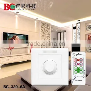 DC12V Led Dimmer Constant Voltage 86 Socket Pwm Dimmer Switch With IR Remote thumbnail-1