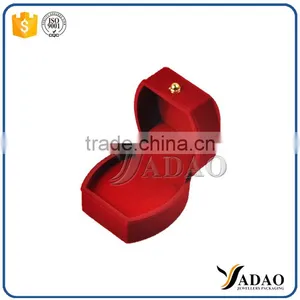 Most Cheap Red Flocking Packaging Small Jewelry Boxes for Ring thumbnail-4