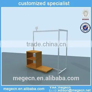 Garment Unit Stainless Steel Clothes Hanging Display Rack thumbnail-1