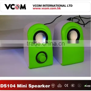 VCOM Portable USB Mini Speaker for Computer, Mobile Phone, MP3 thumbnail-1